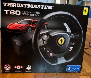 Volante Thrustmaster T80 Ferrari 488 GTB PS4