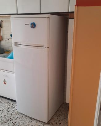 un frigo e cucina a gas