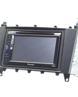 CORNICE NERA AUTORADIO 2-DIN MERCEDES CLASSE-C W20