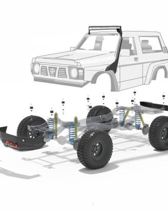 Ricambi Body Lift per Fuoristrada