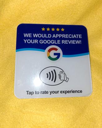 targhetta NFC Google Review 