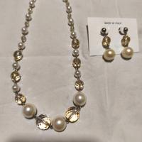 Collana con orecchini