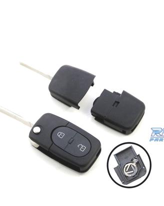 ALLOGGIAMENTO CHIAVE AUDI QUADRATA 2 PULSANTI CON 