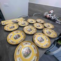 Servizio di piatti antichi marcati Moritz Zdekauer