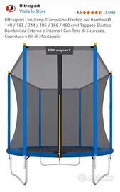 trampolino diametro 244cm 