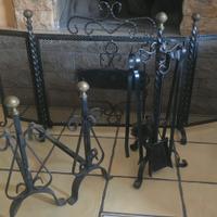kit di camino set 3 pezzi