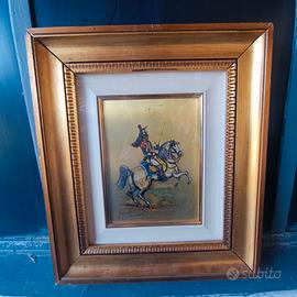 Gonzaga,serigrafia/olio su lastra ottone