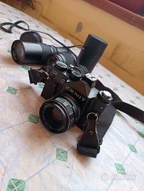 Macchina fotografica Zenith 12 con accessori 