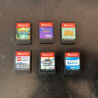 Set 6 giochi Nintendo Switch originali