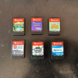 Set 6 giochi Nintendo Switch originali