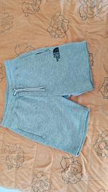 pantaloni corti grigi uomo 