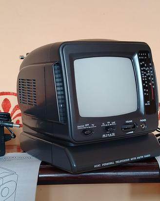 Vintage NUOVO: Televisore/Radio Portatile