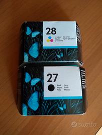 cartucce HP 27 e 28