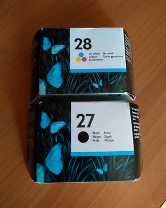 cartucce HP 27 e 28