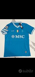 Maglia Napoli Champions disponibile in più taglie
