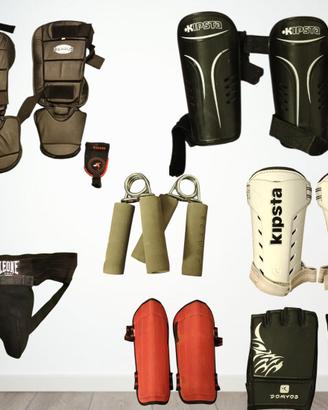 Lotto diverse attrezzature sportive