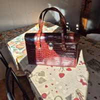 Borsa da donna in coccodrillo