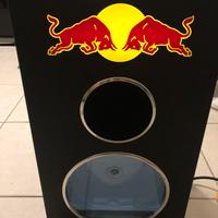 Frigo frigorifero red bull