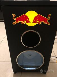 Frigo frigorifero red bull