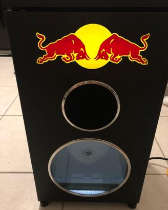 Frigo frigorifero red bull
