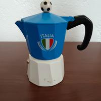 Moka da caffè Italia calcio – azzurra
