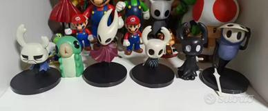 Statuine personaggi del gioco di Hollow Knight