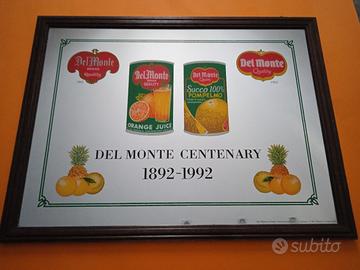 Specchio Vintage Del Monte Centenary 1892-1992 - R