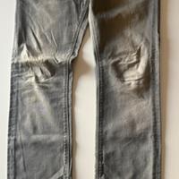 prada jeans grigi taglia 32