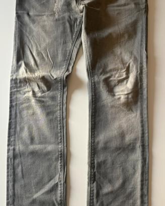 prada jeans grigi taglia 32