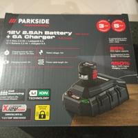 Kit batteria 12v parkside 