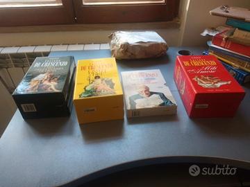 4 cofanetti de Crescenzo con vhs