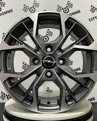 CERCHI IN LEGA OPEL ADAM AGILA KARL MERIVA DA 15