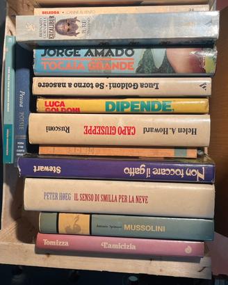 Lotto di libri usati – narrativa, poesia e sagg.