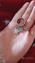 Anello donna D&G in acciaio con pendenti