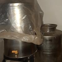  n' 2 fusti in acciaio inox