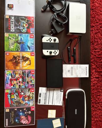 Nintendo switch oled + 7 giochi