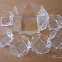 Set per macedonia in cristallo Colle Design