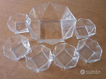 Set per macedonia in cristallo Colle Design