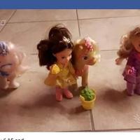 Principesse Disney con pony