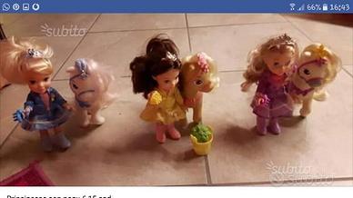 Principesse Disney con pony