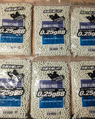 pallini da softair da 0.25 Marui Tactical Grade
