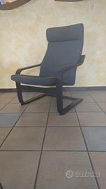 poltrona sospesa a dondolo POANG ikea