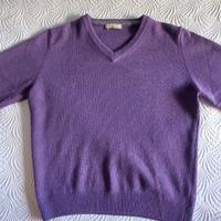 Made in Italy Maglione girocollo 100% lana merino