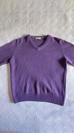 Made in Italy Maglione girocollo 100% lana merino