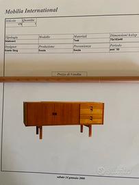 Credenza Sideboard svedese