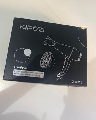 ASCIUGACAPELLI KIPOZI PROFESSIONALE IONI 2200W SW-