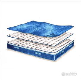 Materasso Altrenotti BI-Confort +Topper. Come nuov