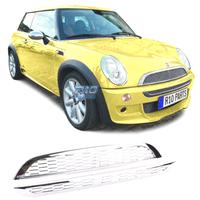 GRIGLIA PER MINI COOPER R50 R53 01-06 CROMATA TIPO