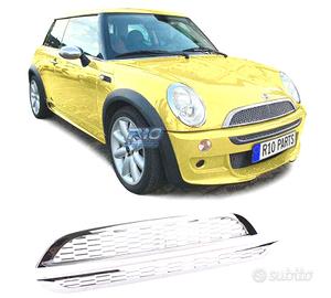 GRIGLIA PER MINI COOPER R50 R53 01-06 CROMATA TIPO