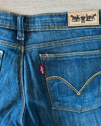 Jeans corti al ginocchio ‚donna blu.